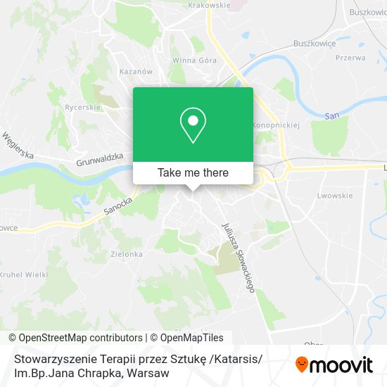 Stowarzyszenie Terapii przez Sztukę /Katarsis/ Im.Bp.Jana Chrapka map