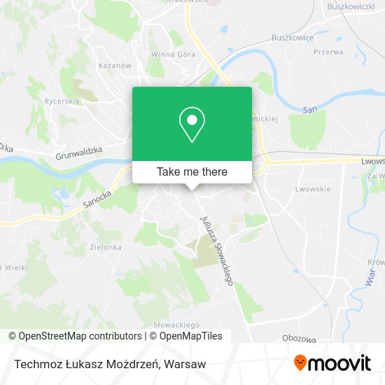 Techmoz Łukasz Możdrzeń map