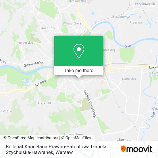 Bellepat Kancelaria Prawno-Patentowa Izabela Szychulska-Hawranek map