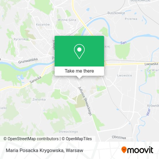 Maria Posacka Krygowska map