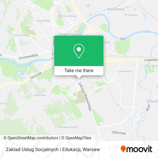 Zaklad Uslug Socjalnych i Edukacji map