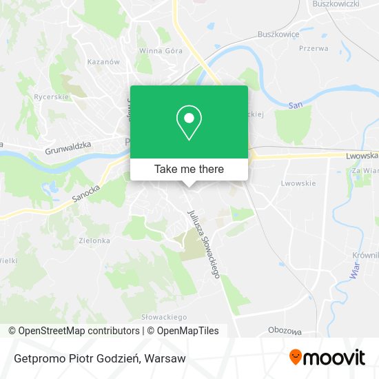 Getpromo Piotr Godzień map