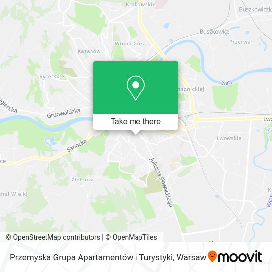 Карта Przemyska Grupa Apartamentów i Turystyki