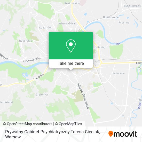 Prywatny Gabinet Psychiatryczny Teresa Cieciak map