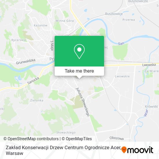 Zakład Konserwacji Drzew Centrum Ogrodnicze Acer map