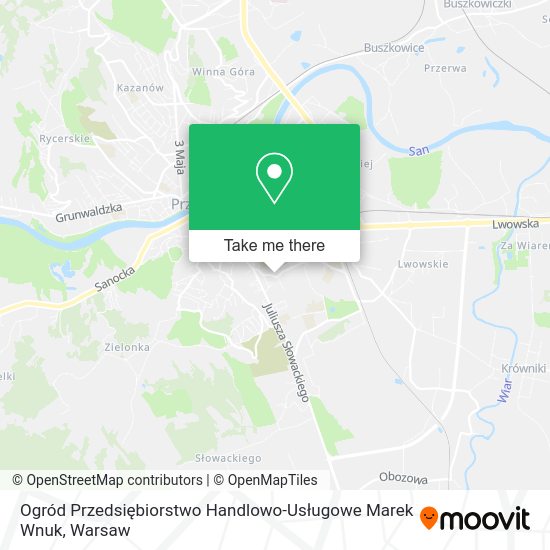 Ogród Przedsiębiorstwo Handlowo-Usługowe Marek Wnuk map