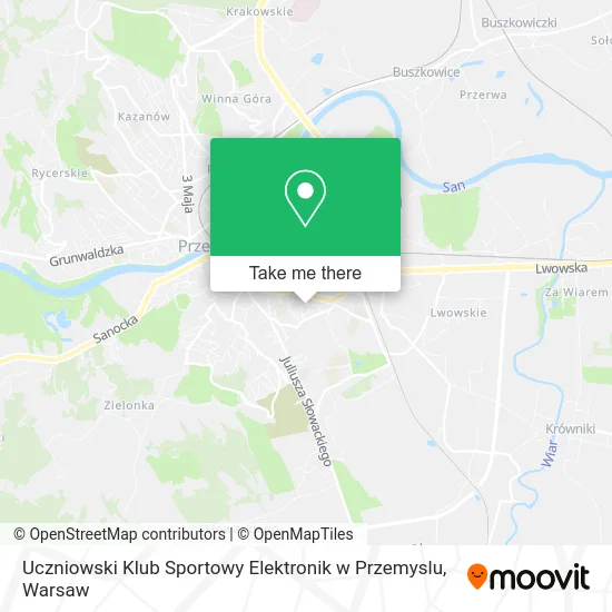 Uczniowski Klub Sportowy Elektronik w Przemyslu map