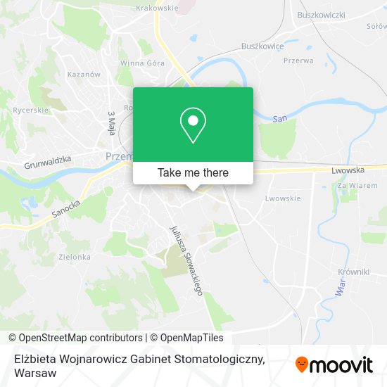 Elżbieta Wojnarowicz Gabinet Stomatologiczny map