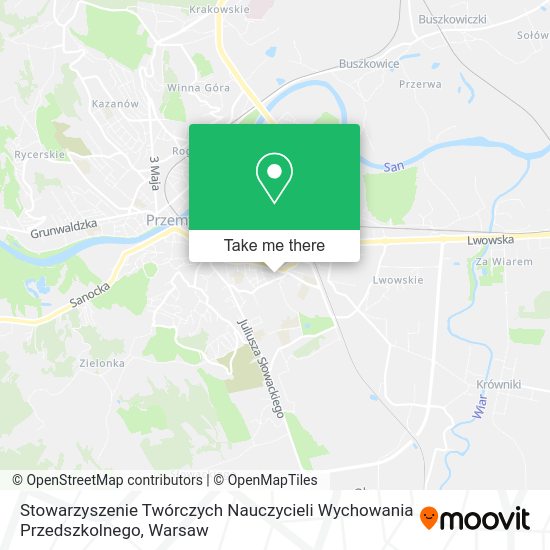 Stowarzyszenie Twórczych Nauczycieli Wychowania Przedszkolnego map