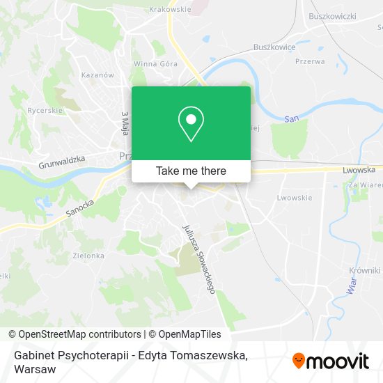 Gabinet Psychoterapii - Edyta Tomaszewska map