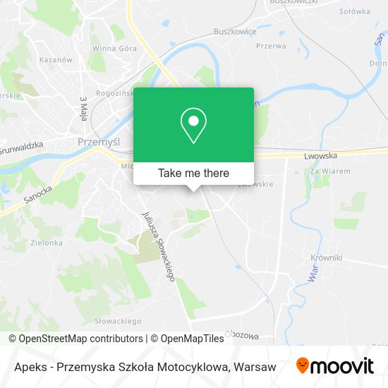 Apeks - Przemyska Szkoła Motocyklowa map