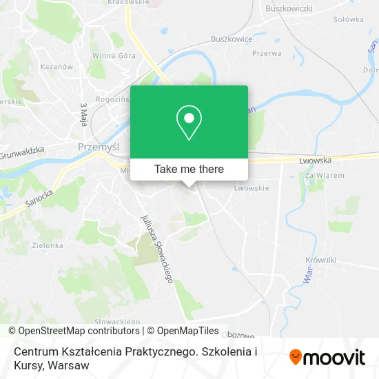 Карта Centrum Kształcenia Praktycznego. Szkolenia i Kursy