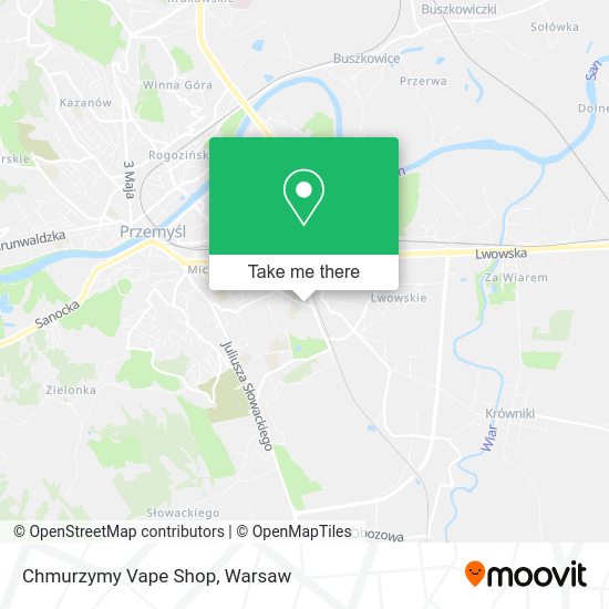 Chmurzymy Vape Shop map