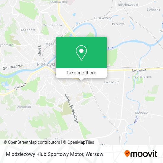 Mlodziezowy Klub Sportowy Motor map