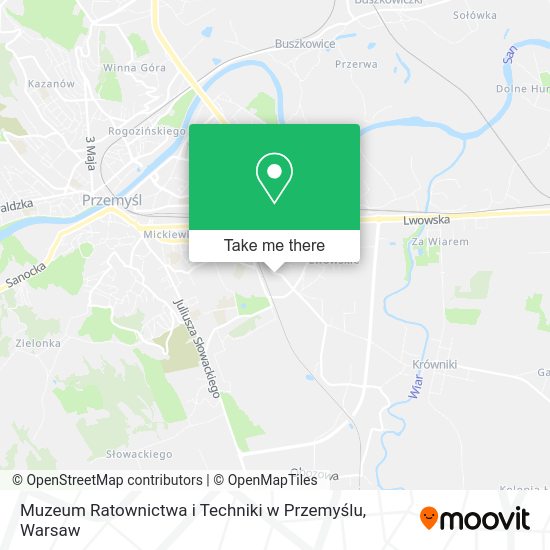 Muzeum Ratownictwa i Techniki w Przemyślu map