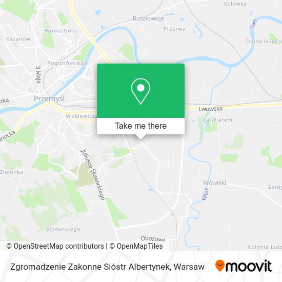 Zgromadzenie Zakonne Sióstr Albertynek map