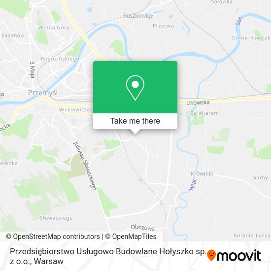 Przedsiębiorstwo Usługowo Budowlane Hołyszko sp. z o.o. map