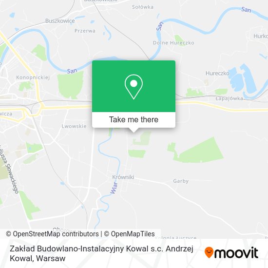 Zakład Budowlano-Instalacyjny Kowal s.c. Andrzej Kowal map