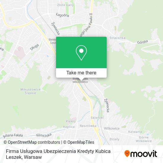 Firma Usługowa Ubezpieczenia Kredyty Kubica Leszek map