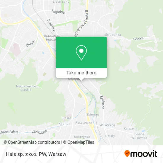 Hals sp. z o.o. PW map