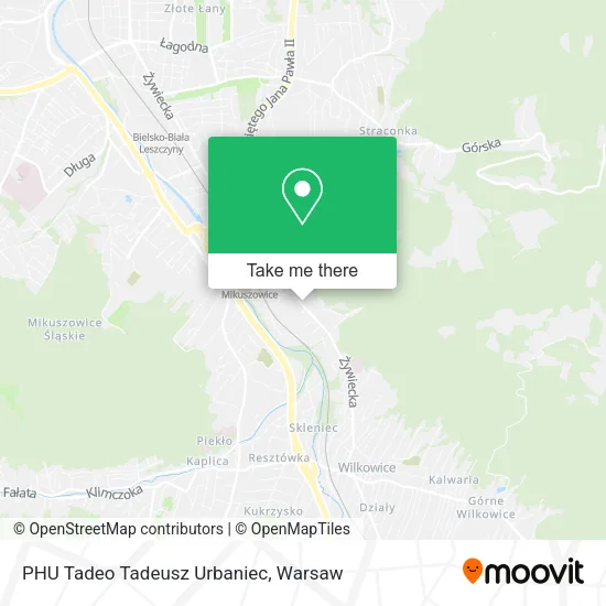 Карта PHU Tadeo Tadeusz Urbaniec