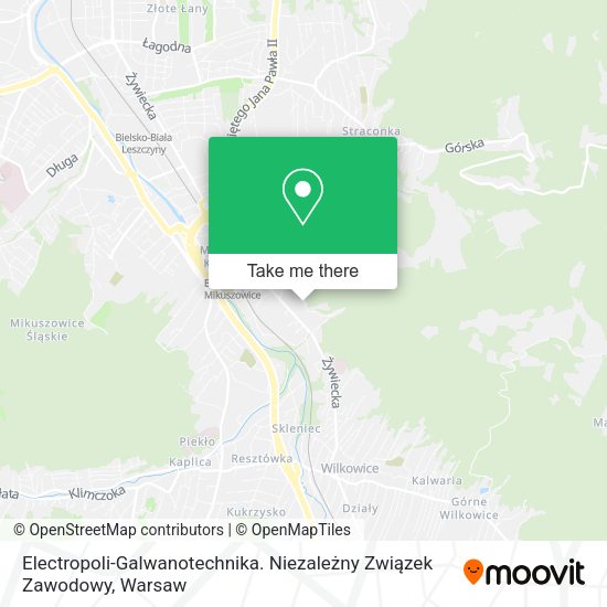 Electropoli-Galwanotechnika. Niezależny Związek Zawodowy map