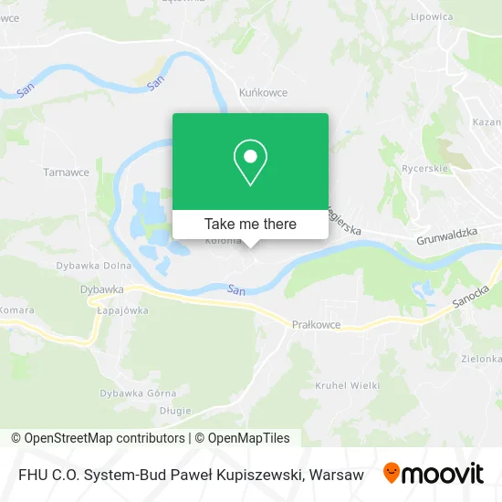 Карта FHU C.O. System-Bud Paweł Kupiszewski
