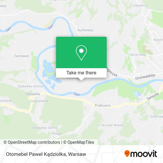 Otomebel Paweł Kądziołka map