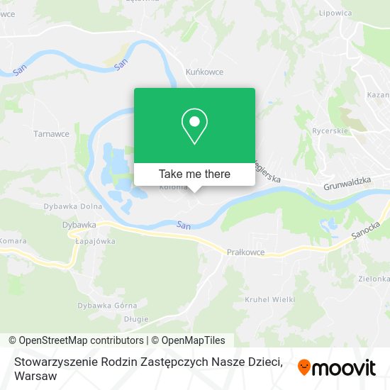 Stowarzyszenie Rodzin Zastępczych Nasze Dzieci map