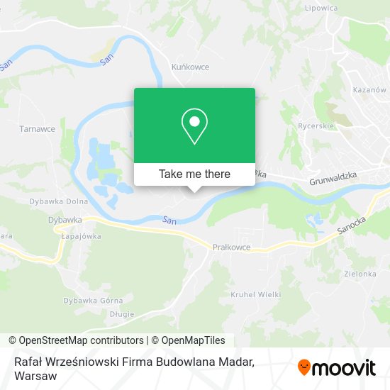 Rafał Wrześniowski Firma Budowlana Madar map