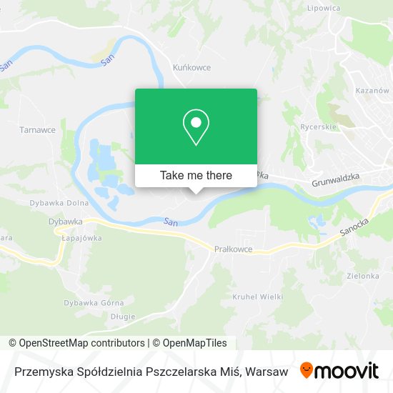 Przemyska Spółdzielnia Pszczelarska Miś map