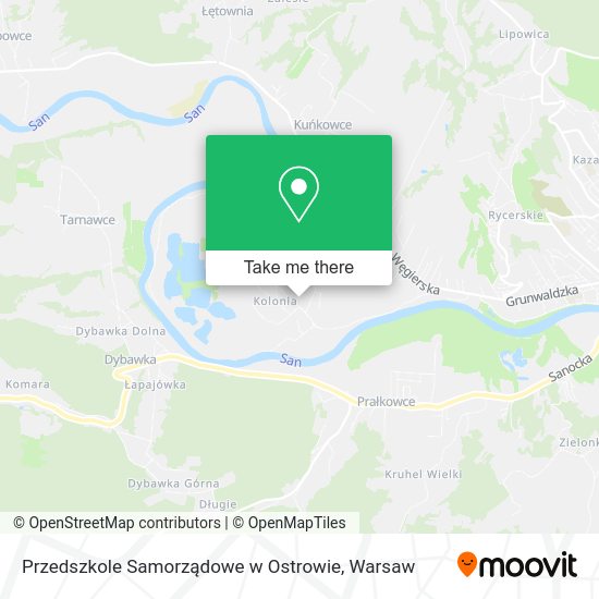 Przedszkole Samorządowe w Ostrowie map