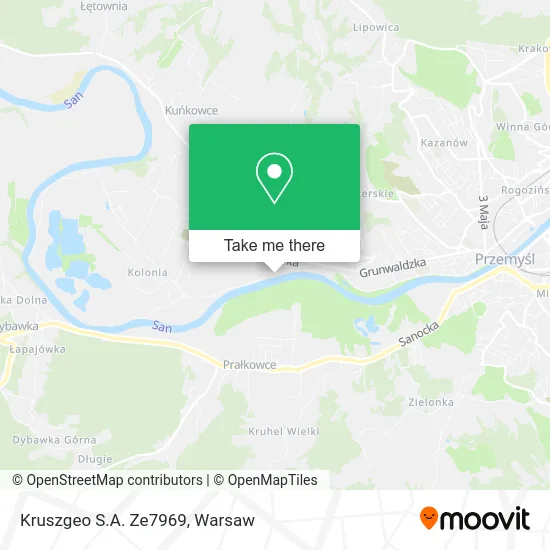 Карта Kruszgeo S.A. Ze7969