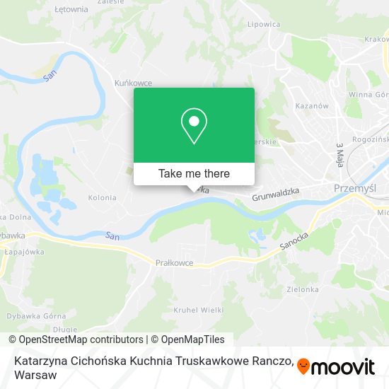 Katarzyna Cichońska Kuchnia Truskawkowe Ranczo map