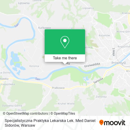 Specjalistyczna Praktyka Lekarska Lek. Med Daniel Sidorów map