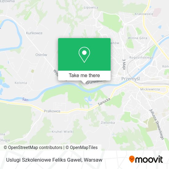 Uslugi Szkoleniowe Feliks Gawel map