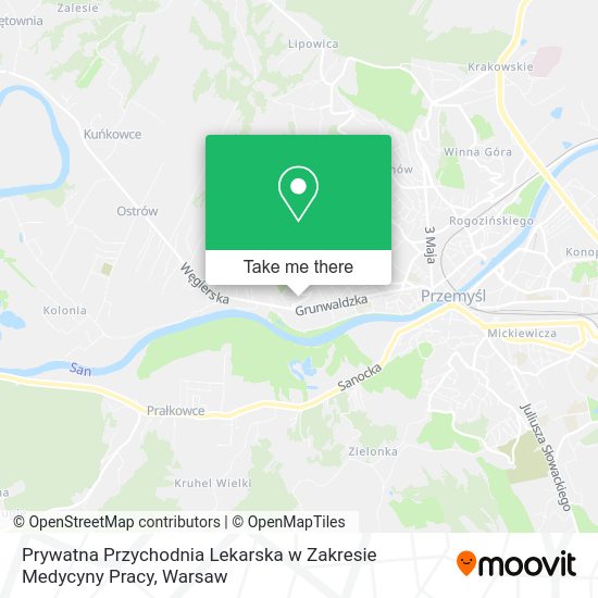 Prywatna Przychodnia Lekarska w Zakresie Medycyny Pracy map