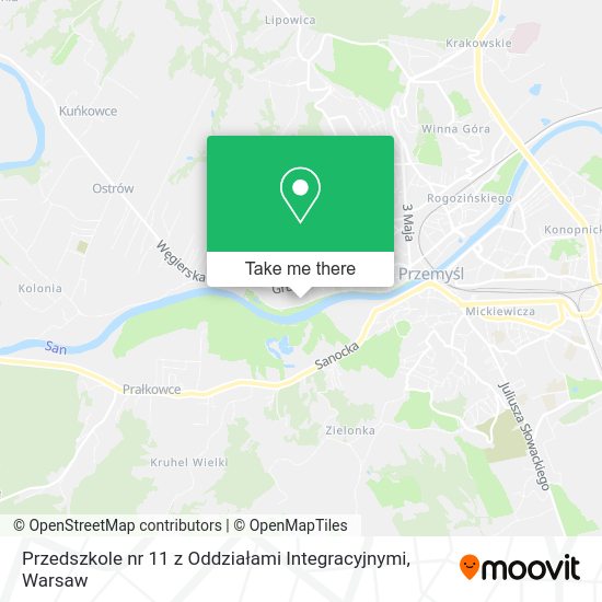 Przedszkole nr 11 z Oddziałami Integracyjnymi map