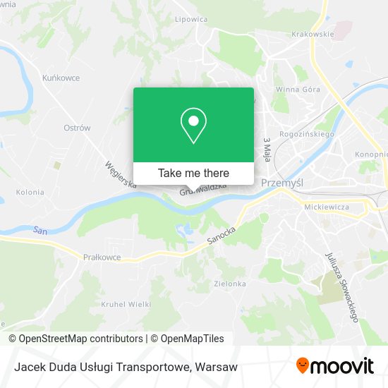 Jacek Duda Usługi Transportowe map