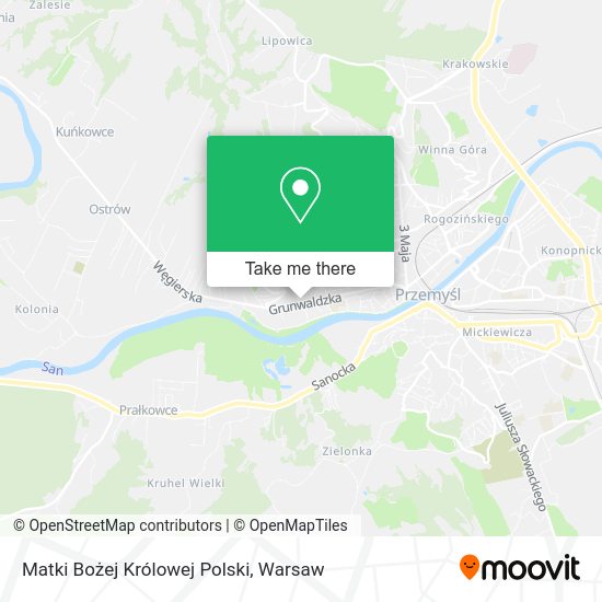 Matki Bożej Królowej Polski map