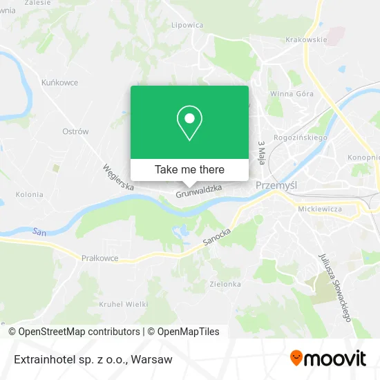 Карта Extrainhotel sp. z o.o.