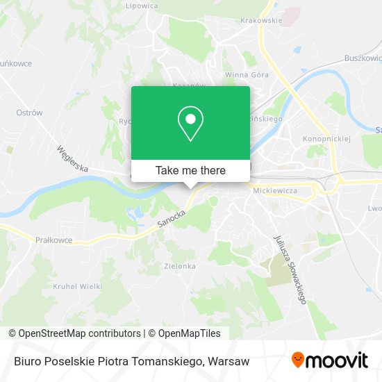 Biuro Poselskie Piotra Tomanskiego map