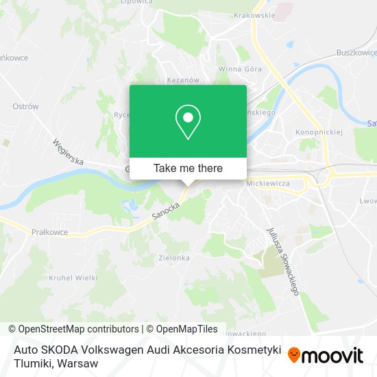 Карта Auto SKODA Volkswagen Audi Akcesoria Kosmetyki Tlumiki