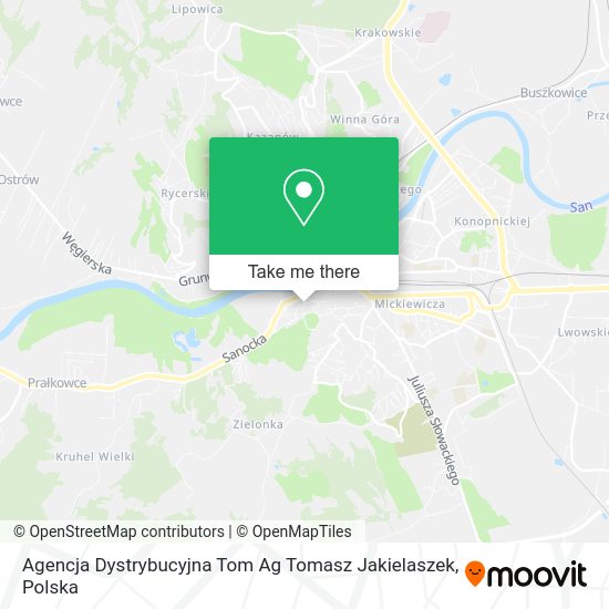 Agencja Dystrybucyjna Tom Ag Tomasz Jakielaszek map