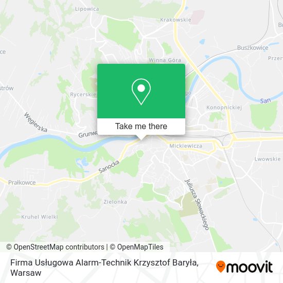 Firma Usługowa Alarm-Technik Krzysztof Baryła map