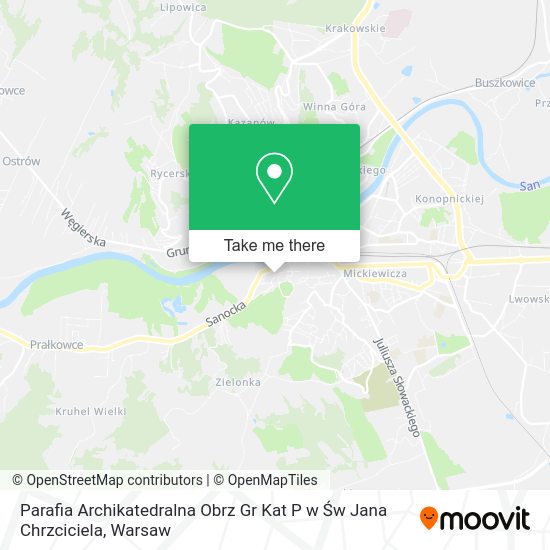 Parafia Archikatedralna Obrz Gr Kat P w Św Jana Chrzciciela map