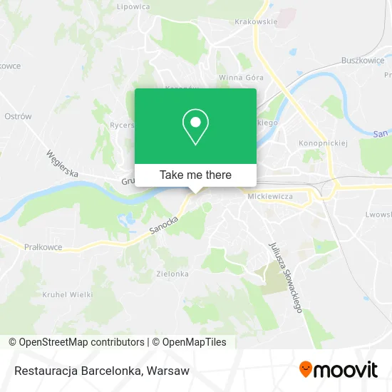 Карта Restauracja Barcelonka
