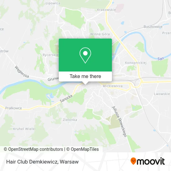 Карта Hair Club Demkiewicz