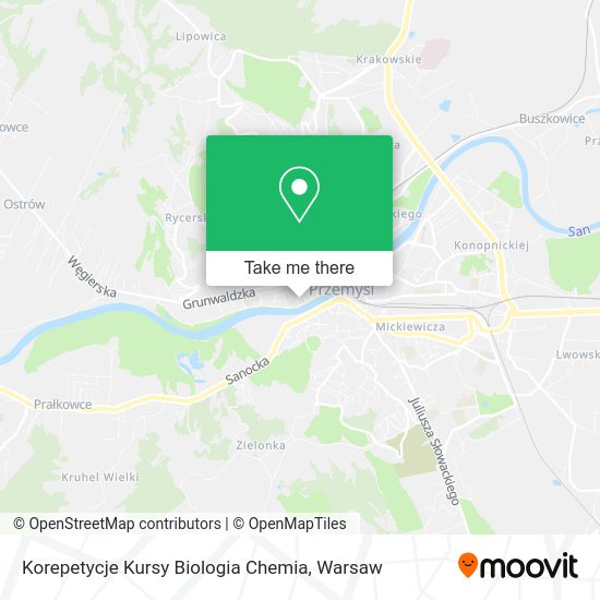 Korepetycje Kursy Biologia Chemia map