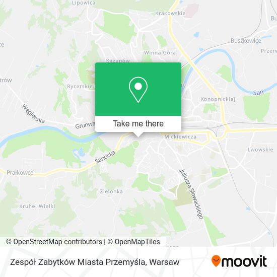 Zespół Zabytków Miasta Przemyśla map